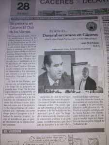 El Club de los Viernes desembarca en Cáceres