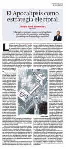 El Apocalipsis cómo estrategia electoral