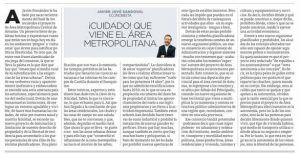 El Área metropolitana