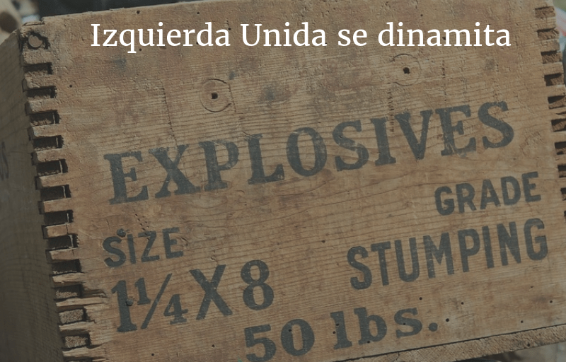 IU ha tomado una decisión para dinamitarse