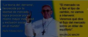Frase de Papa Francisco y Mauricio Macri