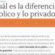 diferencia entre lo público y lo privado