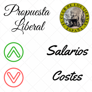 Una propuesta liberal, subir salarios y bajar costes