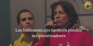 Los homosexuales también pueden ser conservadores