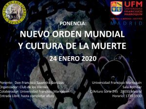Nuevo orden mundial y cultura de la muerte