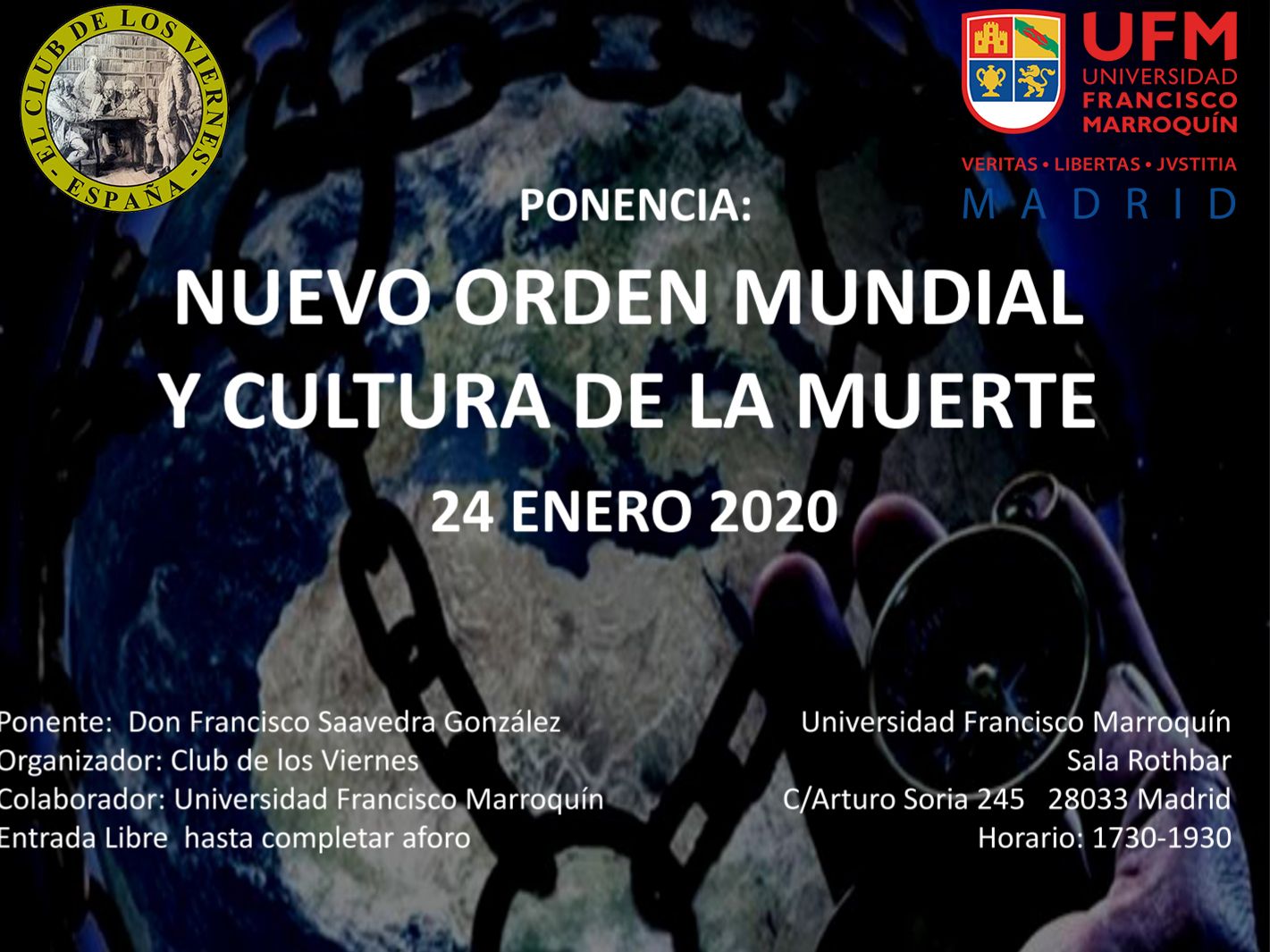 Nuevo orden mundial y cultura de la muerte
